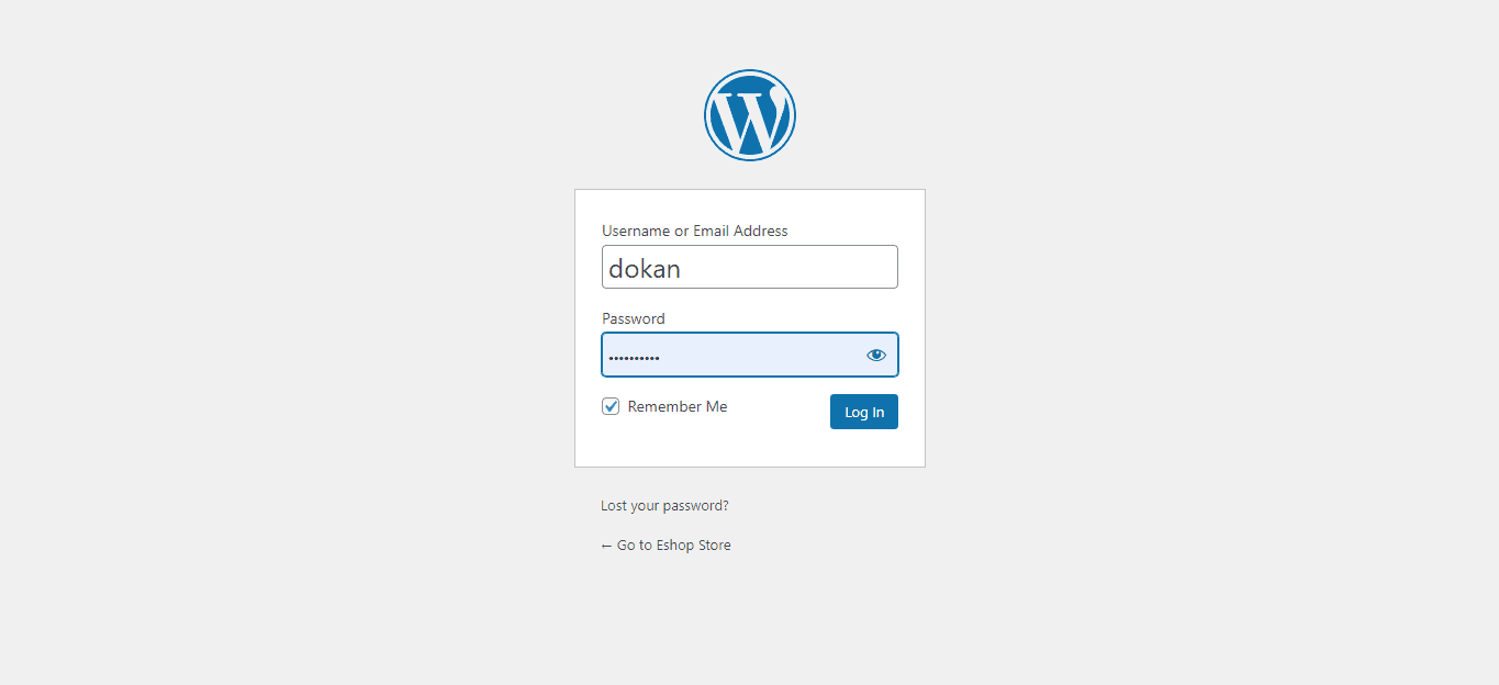 Login WordPress